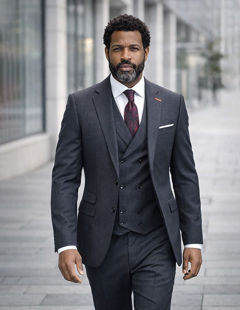 Versace Men's 2 Piece 100% Wool Suit - Luxury Italian Suit