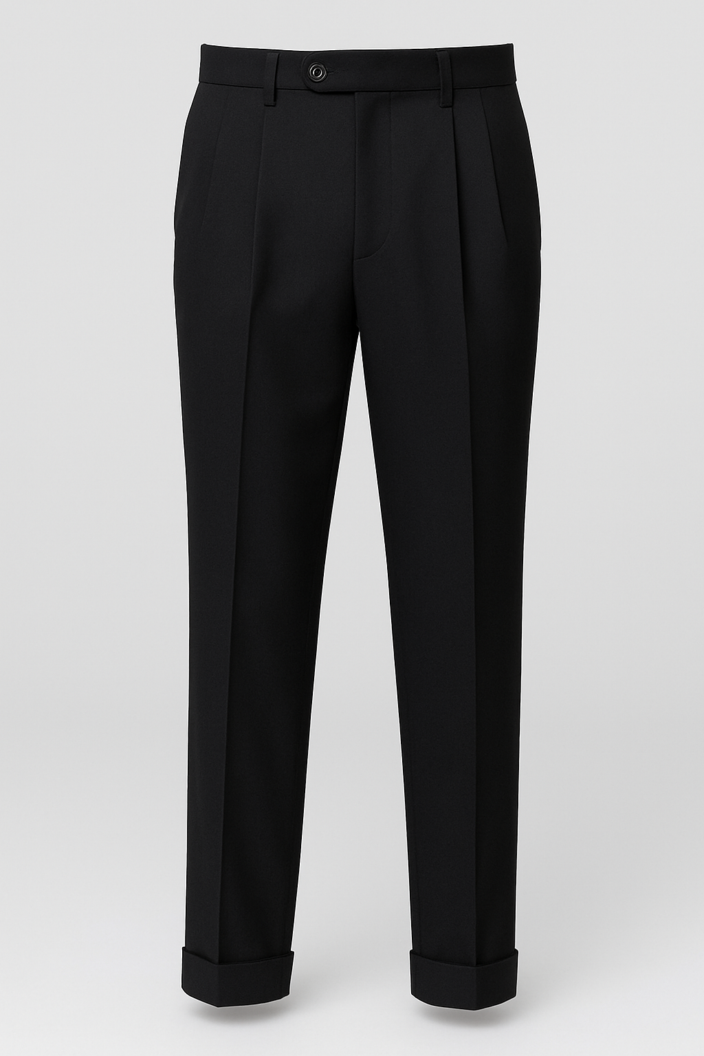 Zacchi Men's Big and Tall Pleated Pants - Classic Style Slacks