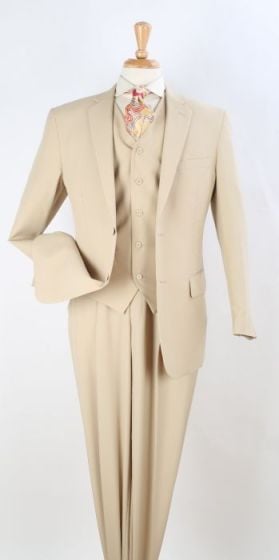 Royal Diamond Men's Outlet 3pc Discount Fashion Suit - Sleek Business
