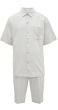 CCO Men's 2 Piece Short Set Walking Suit - Linen Blend