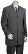 Canto Men's 3 Piece Sharkskin Fashion Suit - Double Button Jacket