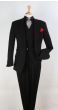 Apollo King Men's Outlet 3pc 100% Wool Suit - Slanted Fashion Vest