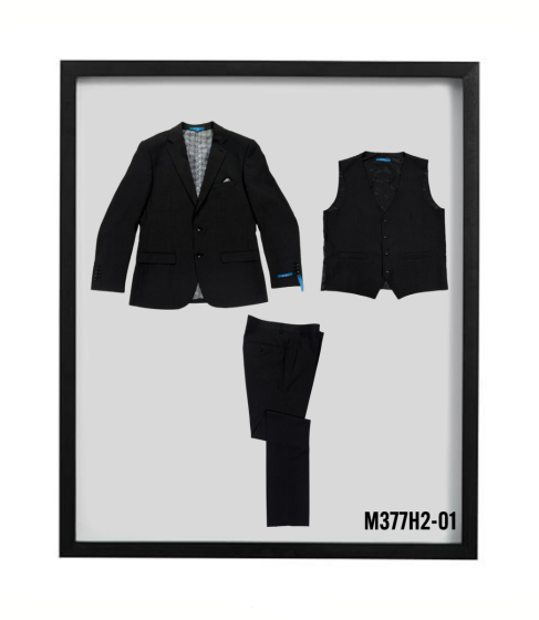 Sean Alexander Men's 3 Piece Hybrid Fit Suit - Solid Colors