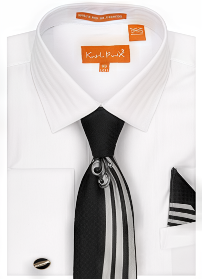 White Shirts for Men Shirt and Tie and Hanky