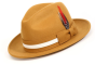 Gold Hat Fedora Hat Mens Fedoras Wide Brim Hats