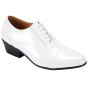 D'Italo Men's Leather Dress Shoe - Elevated Heel