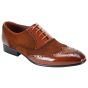 CCO Men's Leather Dress Shoe - Suede Accents