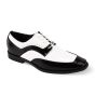 Antonio Cerrelli Men's Fashion Dress Shoe - Black and White