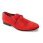 Red Slip On Mens Shoe Loafer
