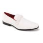 White Slip On Mens Shoe Loafer