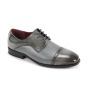 Grey Derby Shoe Lace Up Dress Shoe Mens Shoes