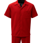 Dreams by Zacchi Men's Wide Leg 2 Piece Walking Suit - Bold Colors
