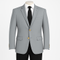 Grey Men's Blazer with Gold Buttons