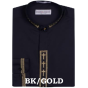 Daniel Ellissa Men's Banded Collar Dress Shirt - Cross Embroidery