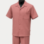 Dreams by Zacchi Men's Wide Leg 2 Piece Walking Suit - Light Texture