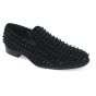After Midnight Men's Velvet Dress Shoes - Spikes and Studs