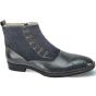 Giovanni Men's Leather Dress Boot - Wool Felt Accent