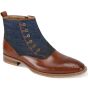 Giovanni Men's Leather Dress Boot - Wool Felt Accent