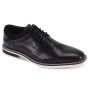 Giovanni Men's Leather Dress Shoe - Perforated Dot Patterns