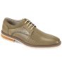 Giovanni Men's Leather Dress Shoe - Perforated Dot Patterns