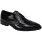 Giovanni Men's Leather Dress Shoe - Winged Tip Perforations