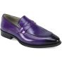 Giovanni Men's Leather Dress Shoe - Perforated Loafer