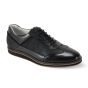 CCO Men's Leather Sneaker Style - Fabric Accent