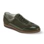 CCO Men's Leather Sneaker Style - Fabric Accent