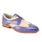 Lavender Wing Tip Shoes Derby Shoes