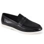 CCO Men's Leather Casual Shoe - Chevron Pattern