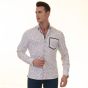 Gravity by Statement Men's Long Sleeve 100% Cotton Shirt - Unique Styles