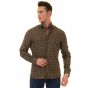 Gravity by Statement Men's Long Sleeve 100% Cotton Shirt - Unique Styles