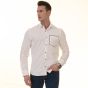 Gravity by Statement Men's Long Sleeve 100% Cotton Shirt - Unique Styles