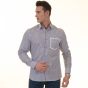 Gravity by Statement Men's Long Sleeve 100% Cotton Shirt - Unique Styles
