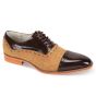Giovanni Men's Leather Dress Shoe - Stitching Detail