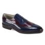 Giovanni Men's Leather Dress Shoe - Wingtip with Perforations