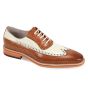 CCO Men's Outlet Leather Dress Shoe - Wingtip with Perforations