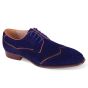 CCO Men's Suede Dress Shoe - Perforated Design