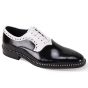 Giovanni Men's Leather Dress Shoe - Accent Color Panel