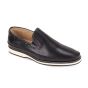 Giovanni Men's Leather Dress Shoe - Moc Toe Slip-On