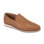 Giovanni Men's Leather Dress Shoe - Moc Toe Slip-On