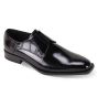 Giovanni Men's Slip On Dress Shoe - Alligator Panel