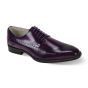 Giovanni Men's Leather Dress Shoe - Sleek Perforations