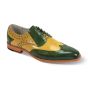Giovanni Men's Leather Dress Shoe - Wingtip Style