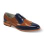 Giovanni Men's Leather Dress Shoe - Wingtip Style