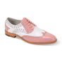 Giovanni Men's Leather Dress Shoe - Wingtip Style