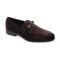 Brown Mens Dress Shoes Mens Loafers Velvet Shoe