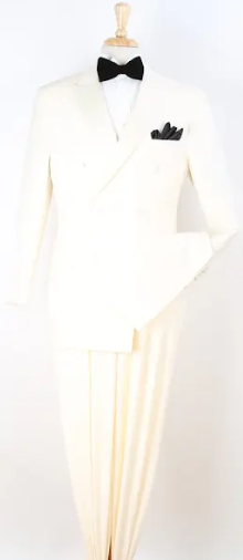Royal Diamond Men's Outlet 2pc Fashion Tuxedo - Double Breasted