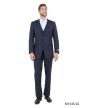 Tazio Men's 3 Piece Executive Slim Fit Suit - 5 Button Vest