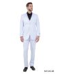 Tazio Men's 3 Piece Executive Slim Fit Suit - 5 Button Vest